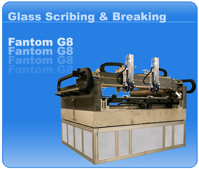 laser scribing dicing FPD glass